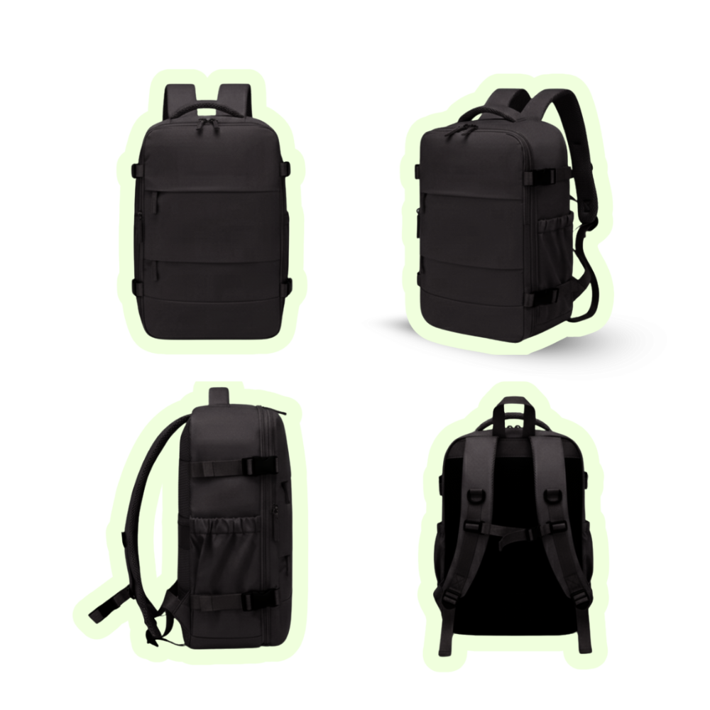 FlexPackr™ – Smart Compression Travel Backpack (Cabin Approved)