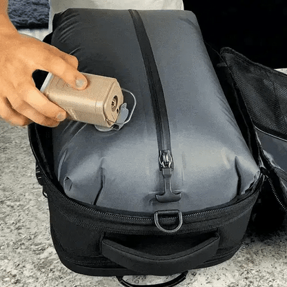 FlexPackr™ – The smart compression travel backpack